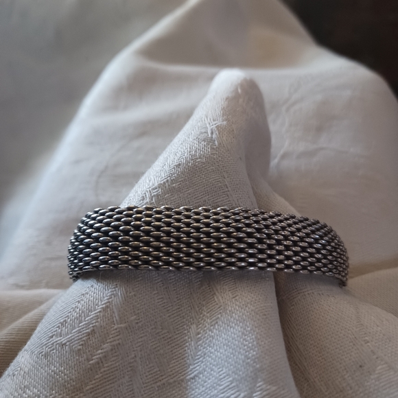 Tiffany & Co Somerset Mesh Bracelet, SS - Picture 4 of 11